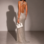שמלה ארוכה נוצצת מדגם מירה