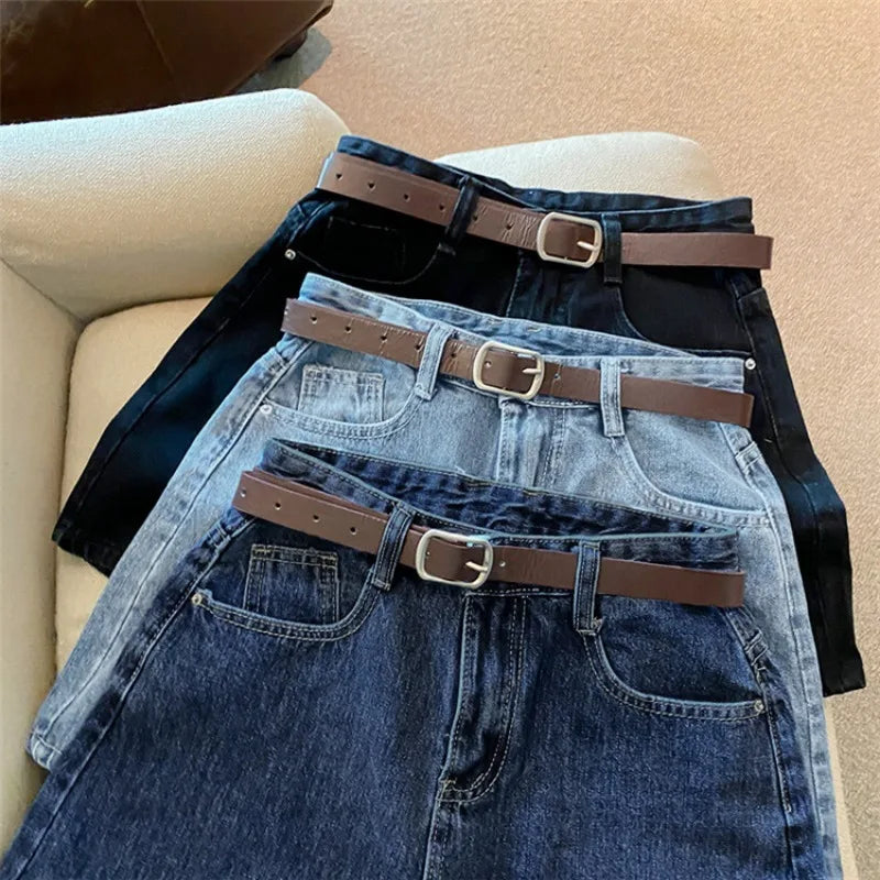 מכנסי ג׳ינס קצרים דגם שיק